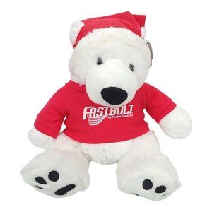 Chelsea Teddy Bear Christmas Polar Bear Plush 11" Stuffed Animal Toy Fastbolt